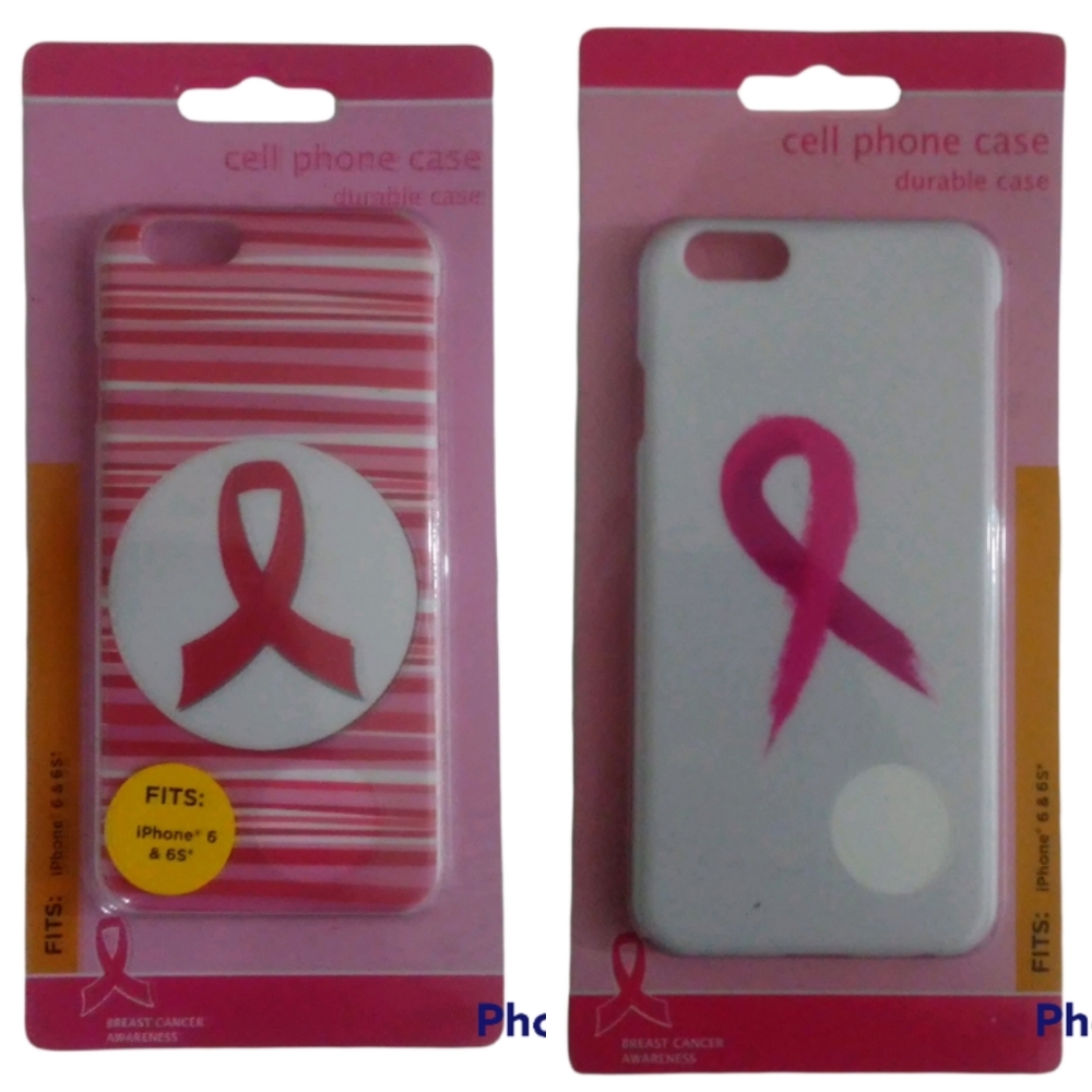 2 Apple iPhone 6/6s Case Breast Cancer Awareness